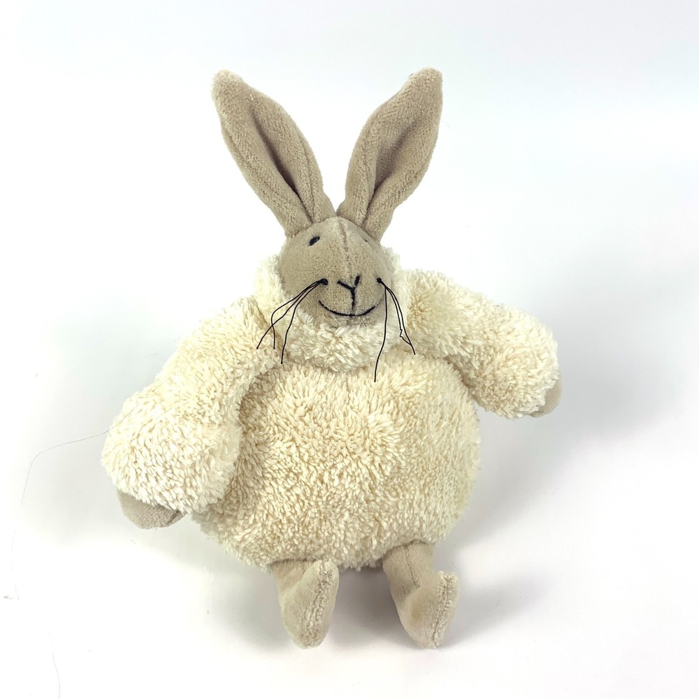 Jellycat Poloneck Peeker Bunny Rabbit 5" Cream‎ Sweater Jumper Retired Rare